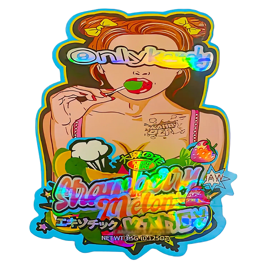 3.5g Shaped Mylar Storage Bag - Don Merfos Belicas 2 (50 Count)