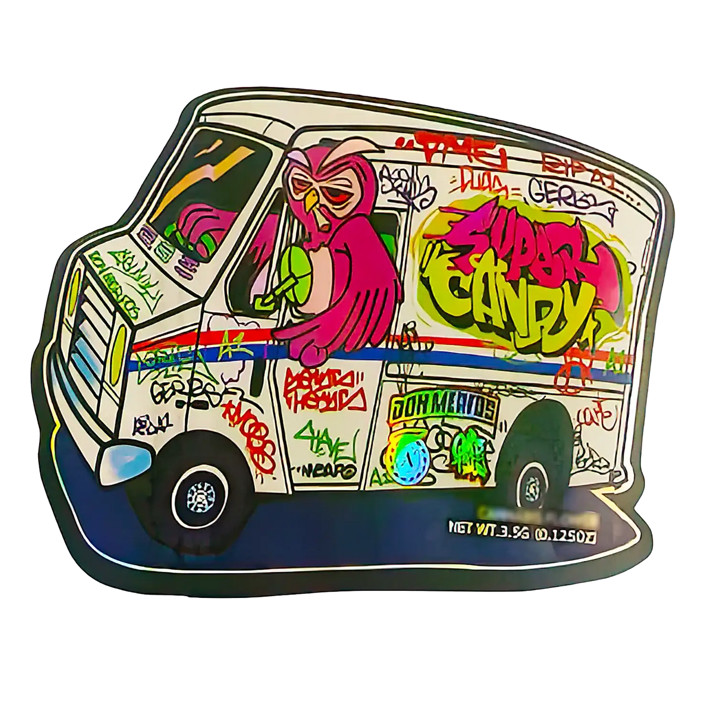 3.5g Shaped Mylar Storage Bag - Super CT (50 Count)