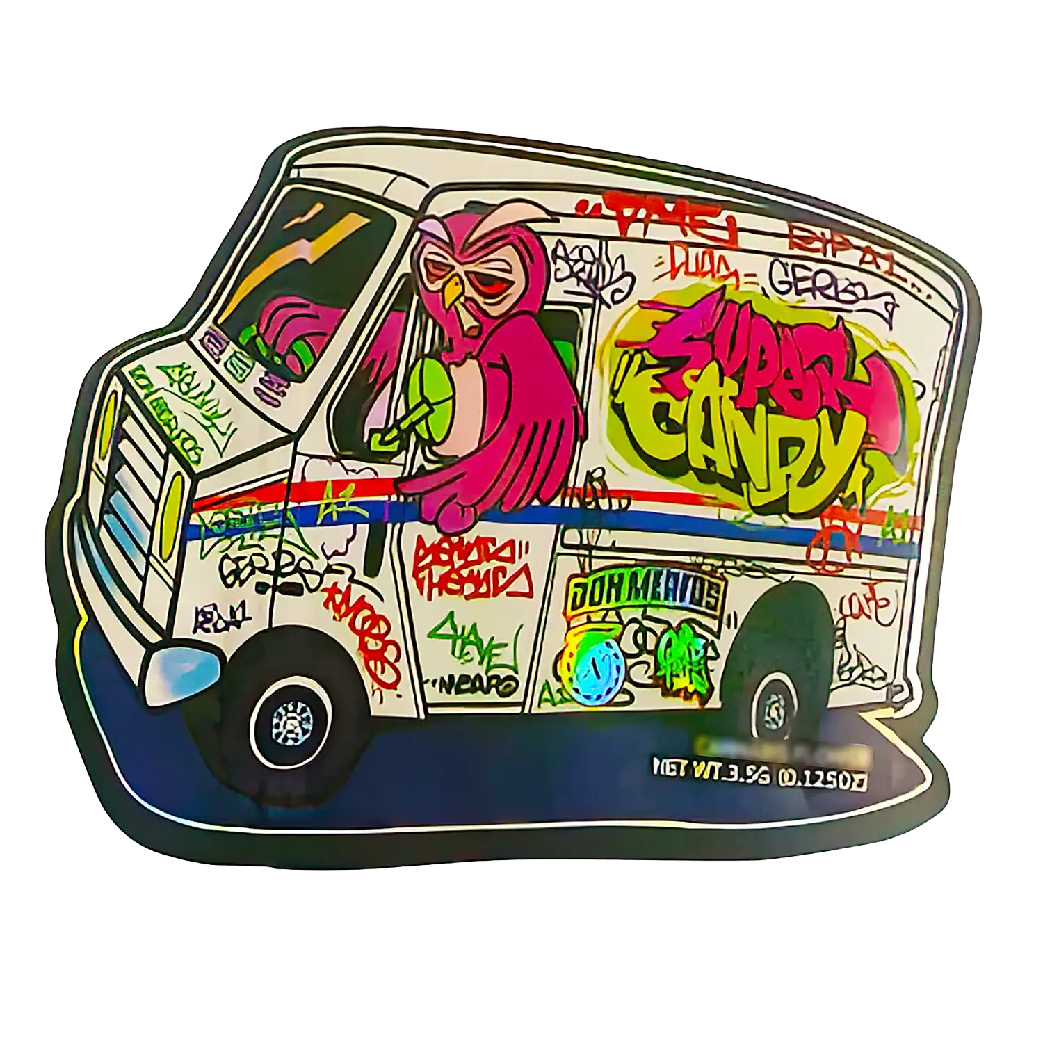 3.5g Shaped Mylar Storage Bag - Super CT (50 Count)