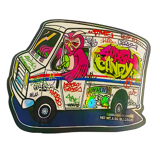 3.5g Shaped Mylar Storage Bag - Super CT (50 Count)