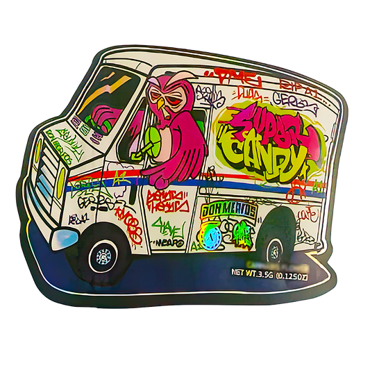 3.5g Shaped Mylar Storage Bag - Super CT (50 Count)