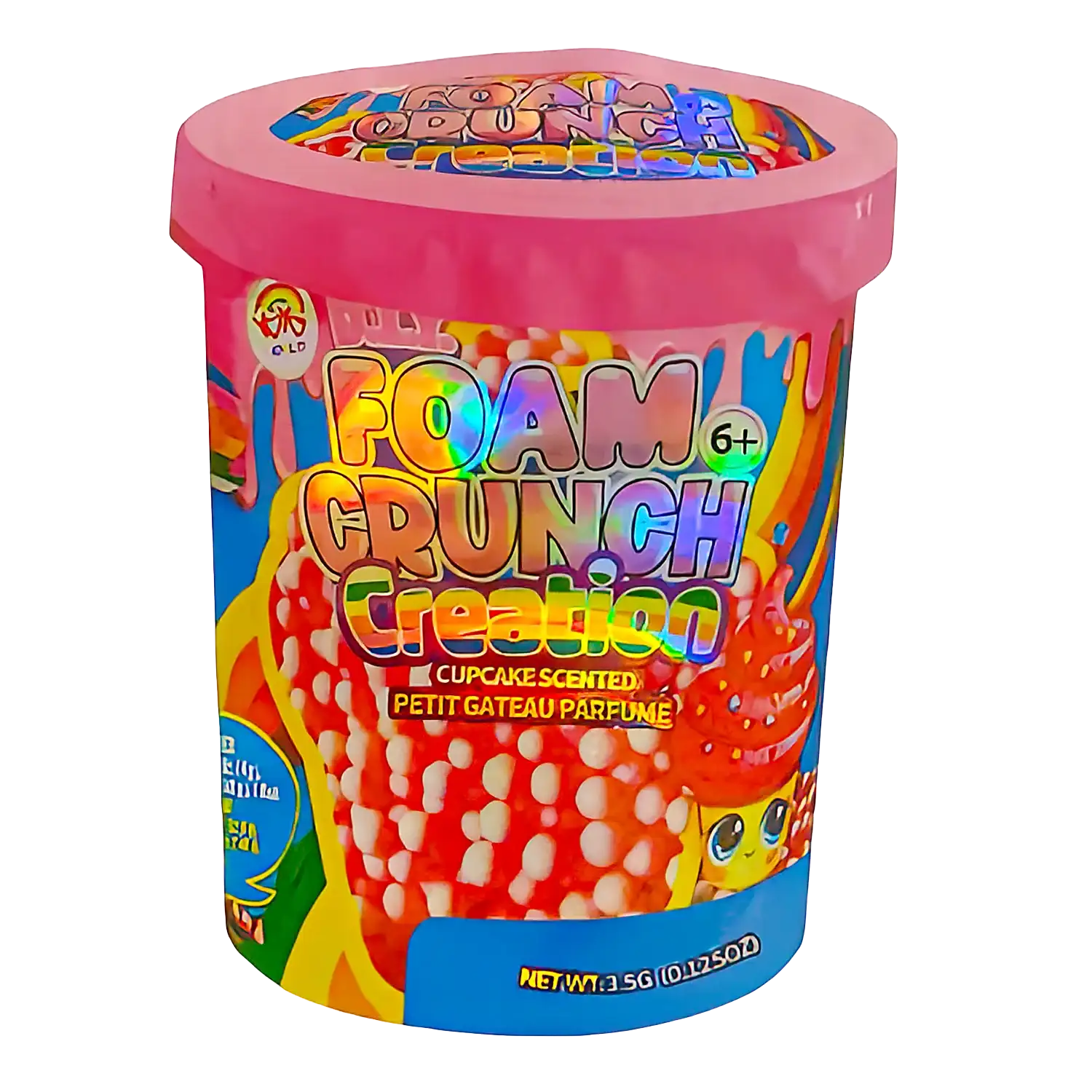 3.5g Shaped Mylar Storage Bag - Foam Crunch Creation (50 Count)