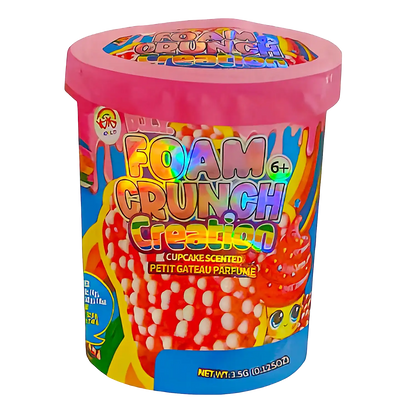 3.5g Shaped Mylar Storage Bag - Foam Crunch Creation (50 Count)