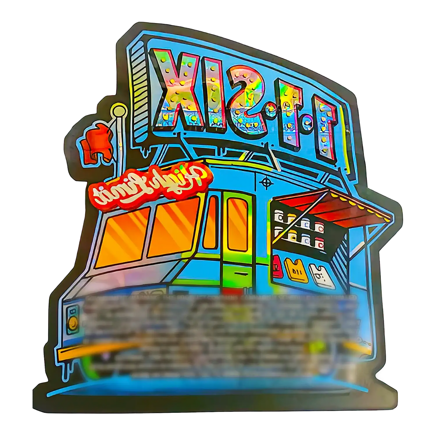 3.5g Shaped Mylar Storage Bag - 1-1-Six High Limit (50 Count)