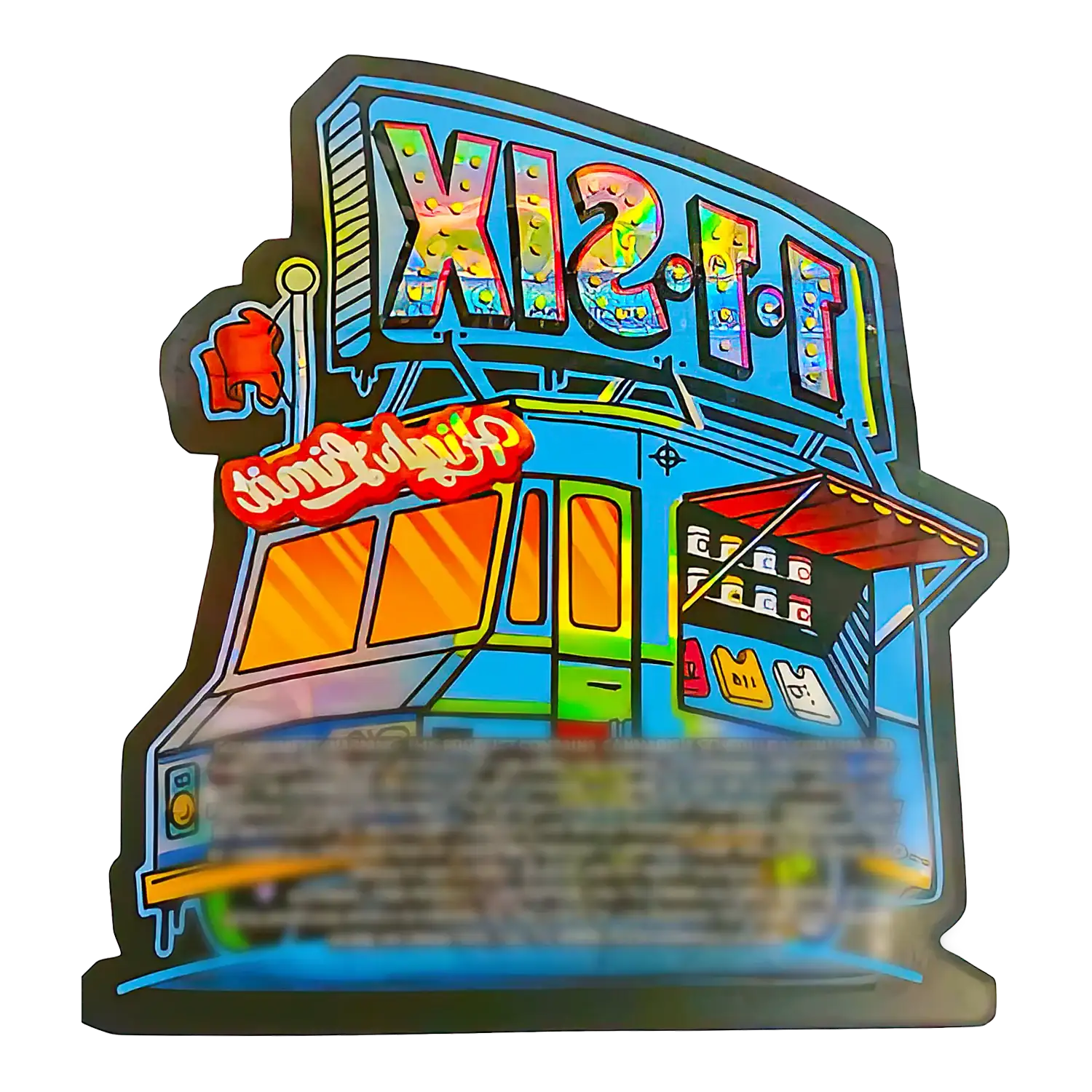 3.5g Shaped Mylar Storage Bag - 1-1-Six High Limit (50 Count)