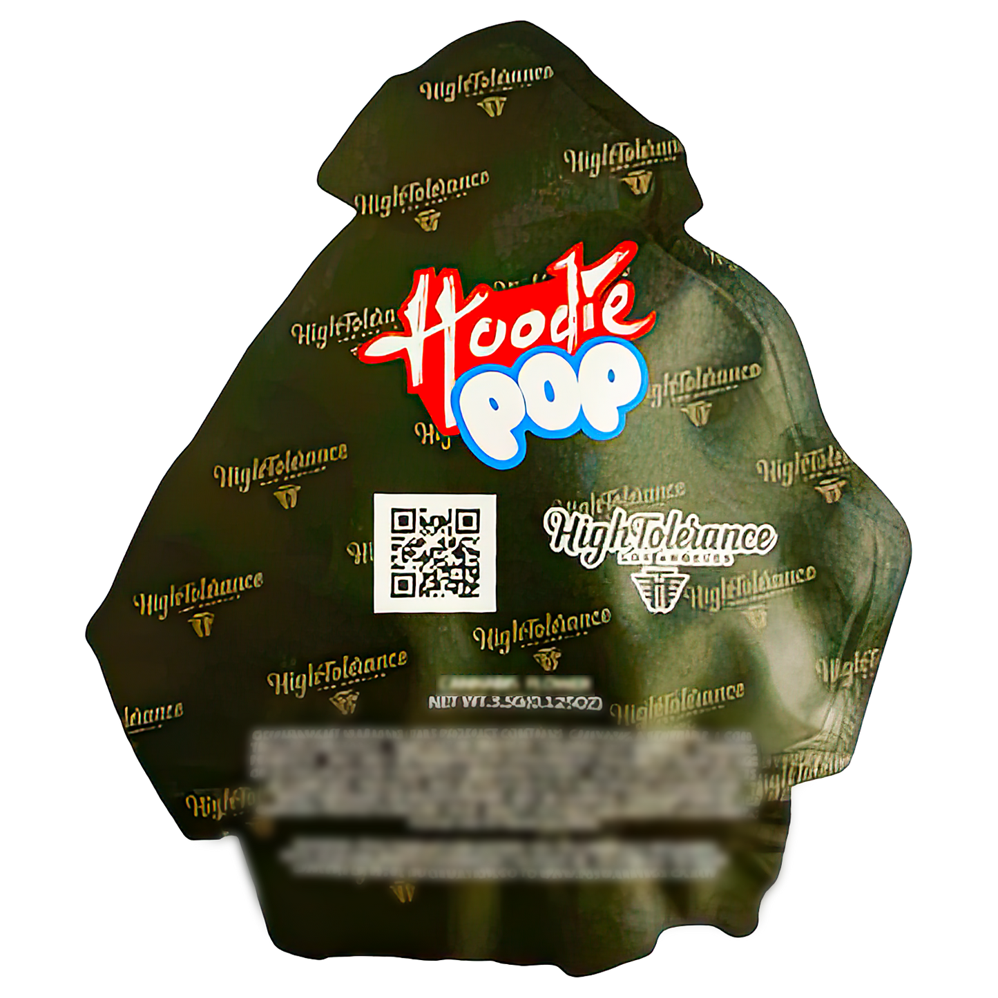 3.5g Shaped Mylar Storage Bag - Hoodie Pop (50 Count)