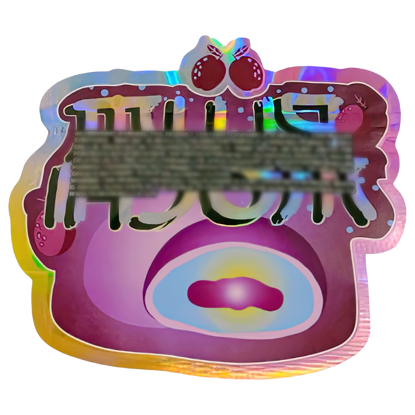 3.5g Shaped Mylar Storage Bag - Plum Moch (50 Count)