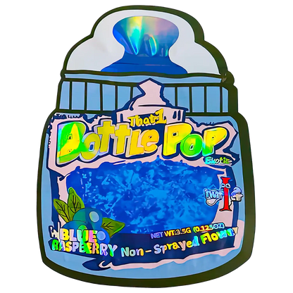 3.5g Shaped Mylar Storage Bag - Bottle Pop (50 Count)