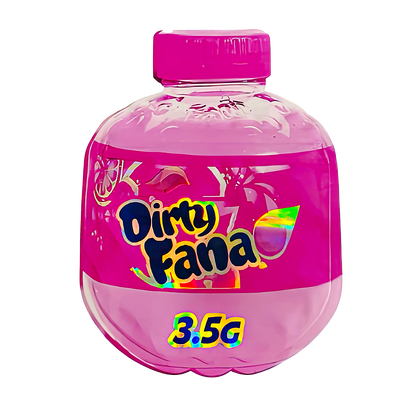 3.5g Shaped Mylar Storage Bag - Pink Fana (50 Count)