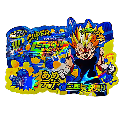 50 Pack - 3.5G Shaped Mylar Bags - Kandy Depo Super Lemon Shockz