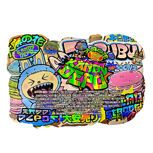 50 Pack - 3.5G Shaped Mylar Bags - Kandy Depo Zabubu