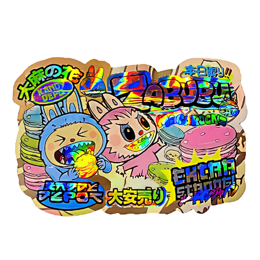 50 Pack - 3.5G Shaped Mylar Bags - Kandy Depo Zabubu