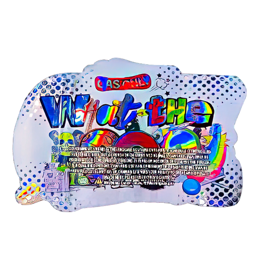 50 Pack - 3.5G Shaped Mylar Bags - Gas Only What The Pop