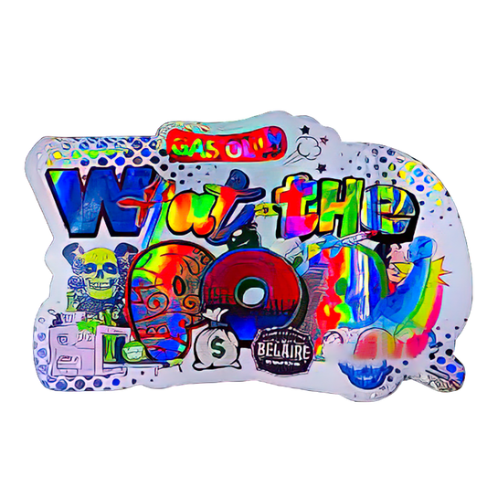 50 Pack - 3.5G Shaped Mylar Bags - Gas Only What The Pop