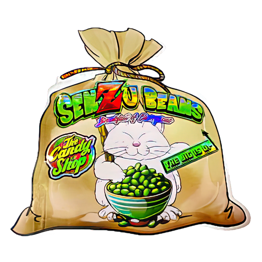 50 Pack - 3.5G Shaped Mylar Bags - The Candy Shop Senzu Beans