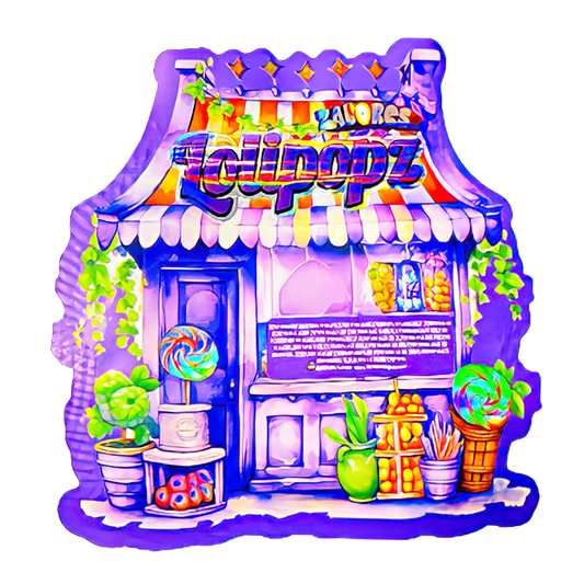 50 Pack - 3.5G Shaped Mylar Bags - Zabores Lolipopz