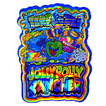 50 Pack - 3.5G Shaped Mylar Bags - Terp Cozzi Jolly Rolly Rancher