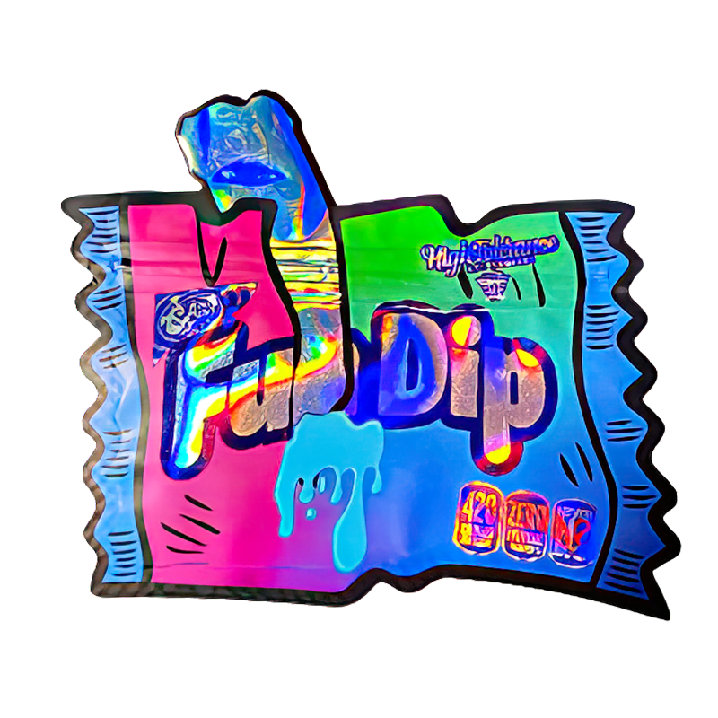 50 Pack - 3.5G Shaped Mylar Bags - High Tolerance Fun Dip