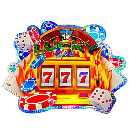 50 Pack - 3.5G Shaped Mylar Bags - High Tolerance High Rollers Lucky Spin 777