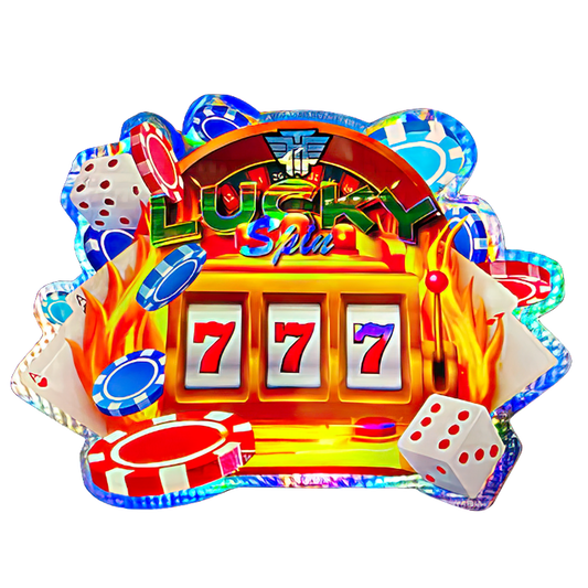 50 Pack - 3.5G Shaped Mylar Bags - High Tolerance High Rollers Lucky Spin 777