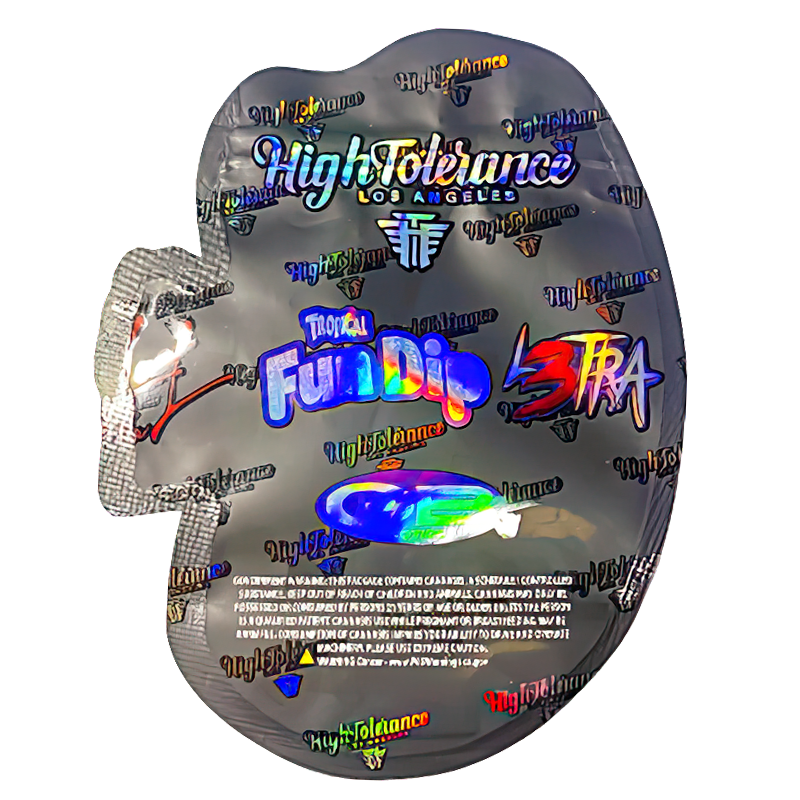 50 Pack - 3.5G Shaped Mylar Bags - High Tolerance Fun Dip Kheee