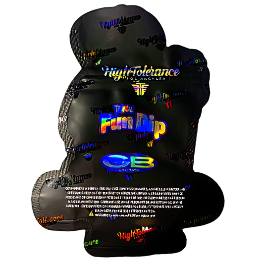 50 Pack - 3.5G Shaped Mylar Bags - High Tolerance Custom Fun Dip