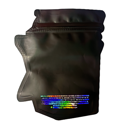 50 Pack - 3.5G Shaped Mylar Bags - Blue Slushie