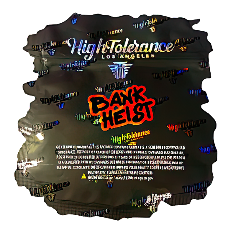 50 Pack - 3.5G Shaped Mylar Bags - High Tolerance Bank Heist