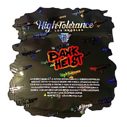 50 Pack - 3.5G Shaped Mylar Bags - High Tolerance Bank Heist