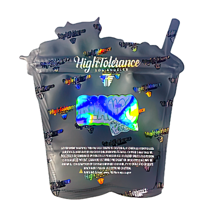 50 Pack - 3.5G Shaped Mylar Bags - High Tolerance Blanco Bobaz