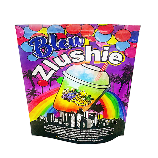 12Pack – 1lb XXL Exotic Mylar Bags - Rainbow Slushie