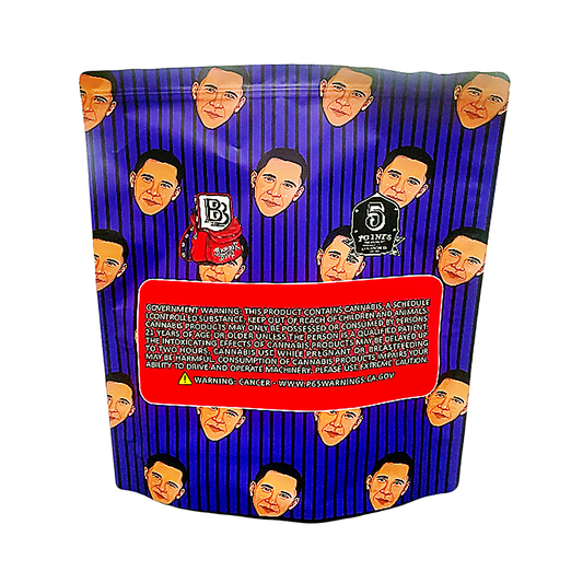 12Pack – 1lb XXL Exotic Mylar Bags - Obama Runtz