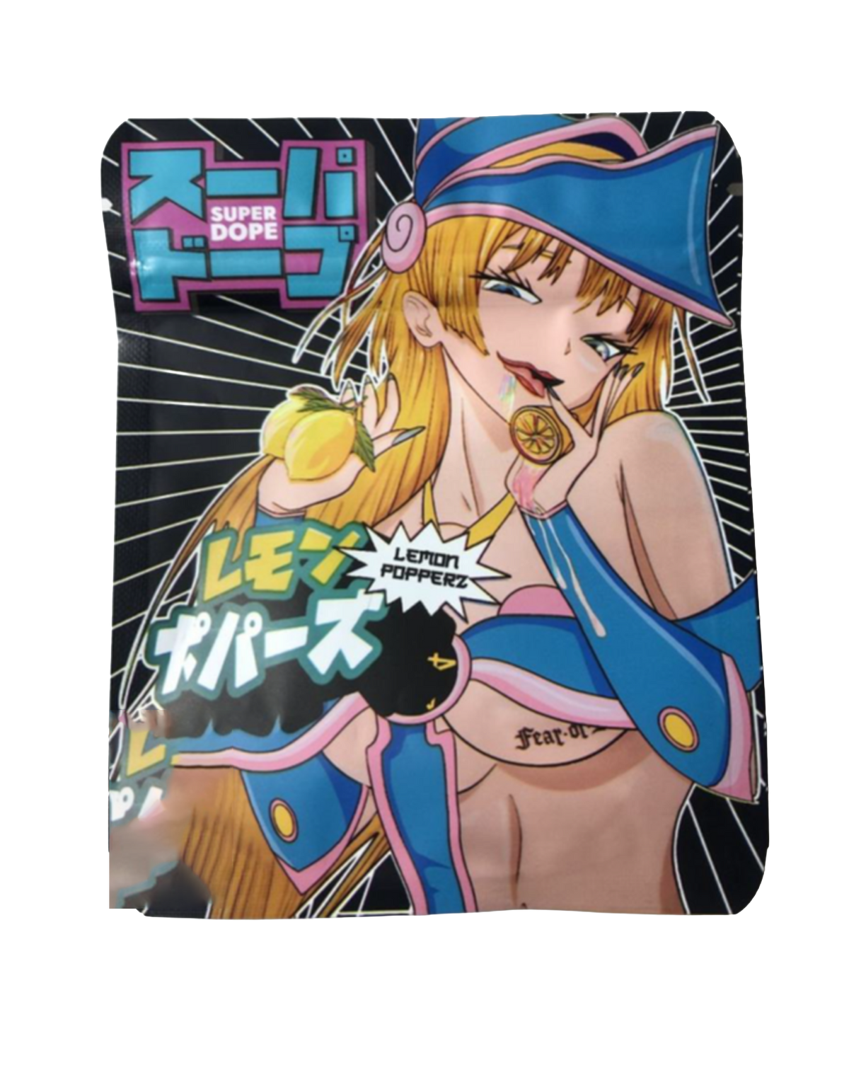 12Pack – 1lb Exotic Mylar Bags - Anime Lemon Pop