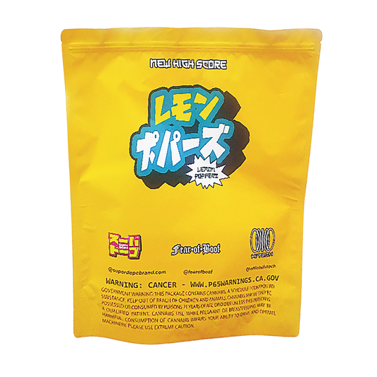 12Pack – 1lb XXL Exotic Mylar Bags - Anime Lemon Pop