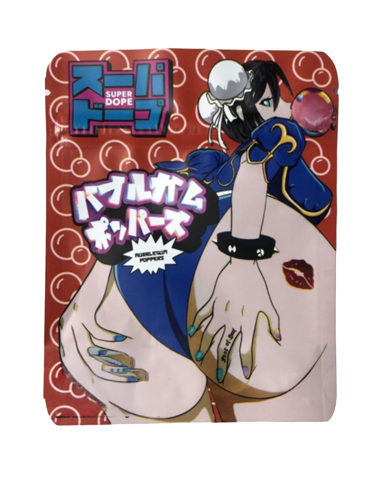 12Pack – 1lb Exotic Mylar Bags - Anime Blueberry Pop