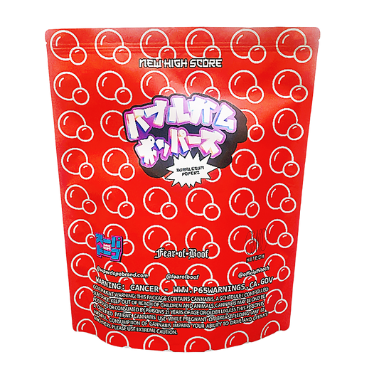12Pack – 1lb XXL Exotic Mylar Bags - Anime Blueberry Pop