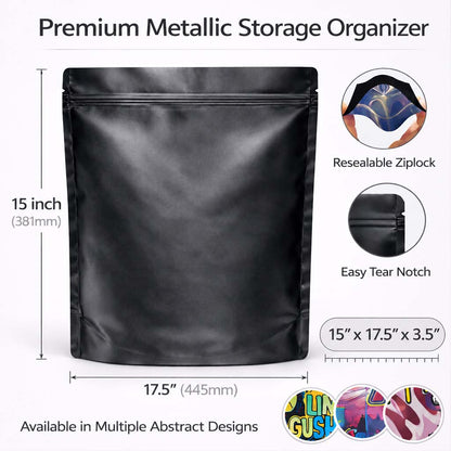 12Pack – 1lb XXL Exotic Mylar Bags - Choose Your Style