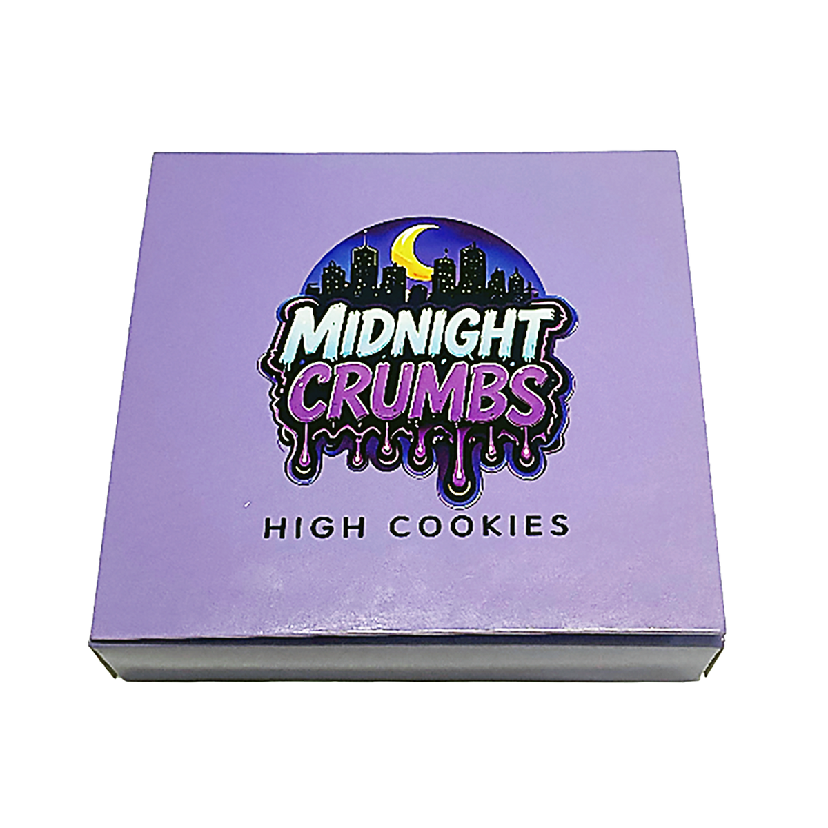 12 Pack Midnight Crumbs Shaped Bag & Window Box Set - Midnight Crumbs Pink Glaze