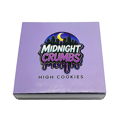 12 Pack Midnight Crumbs Shaped Bag & Window Box Set - Midnight Crumbs Pink Glaze