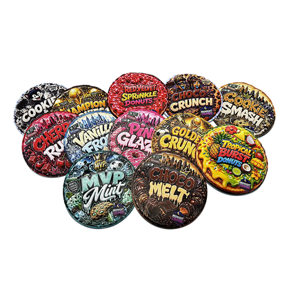 12 Pack Midnight Crumbs Shaped Bag & Window Box Set – Choose Your Design