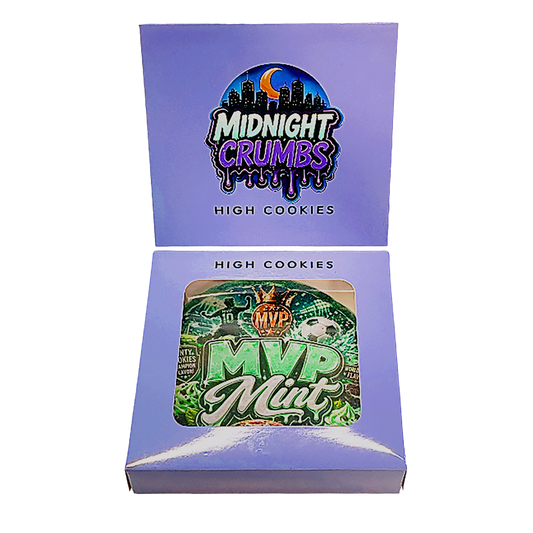 12 Pack Midnight Crumbs Shaped Bag & Window Box Set - Midnight Crumbs MVP Mint