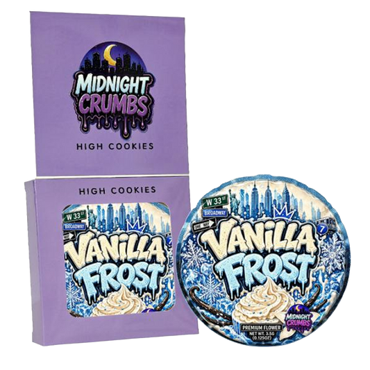12 Pack Midnight Crumbs Shaped Bag & Window Box Set - Midnight Crumbs Vanilla Frost