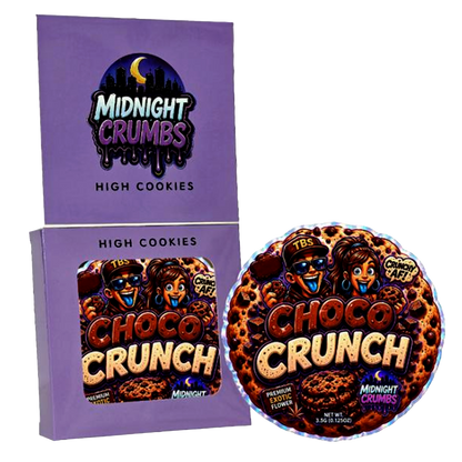 12 Pack Midnight Crumbs Shaped Bag & Window Box Set – Choose Your Design