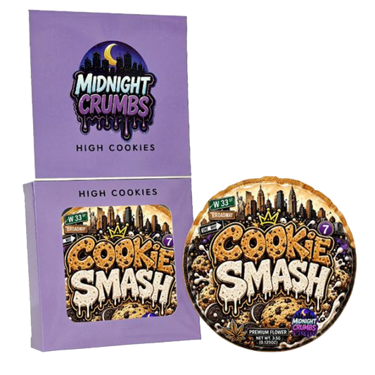 12 Pack Midnight Crumbs Shaped Bag & Window Box Set - Midnight Crumbs Cookie Smash