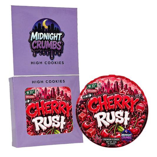 12 Pack Midnight Crumbs Shaped Bag & Window Box Set - Midnight Crumbs Cherry Rush