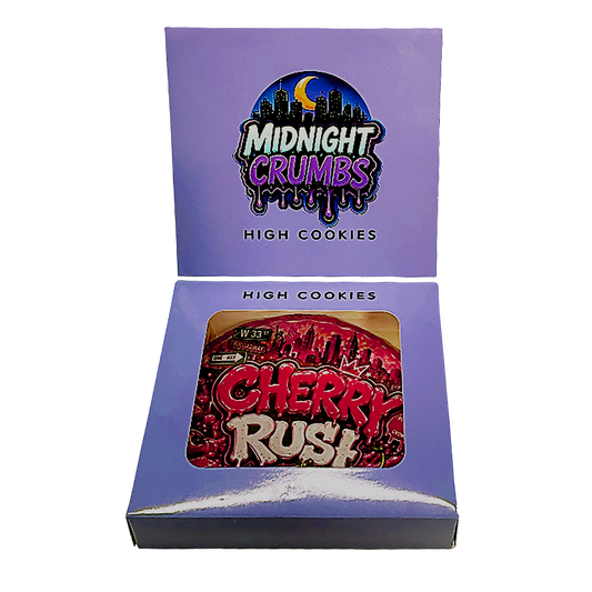 12 Pack Midnight Crumbs Shaped Bag & Window Box Set - Midnight Crumbs Cherry Rush
