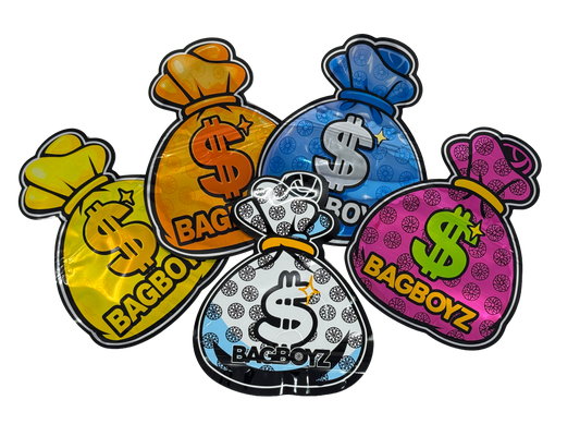 50 Pack - 3.5 Mylar Bag Mix Collection (BAG BOYZ)