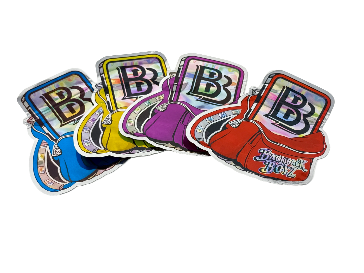 50 Pack - 3.5 Mylar Bag Mix Collection (BACKPACK BOYZ)