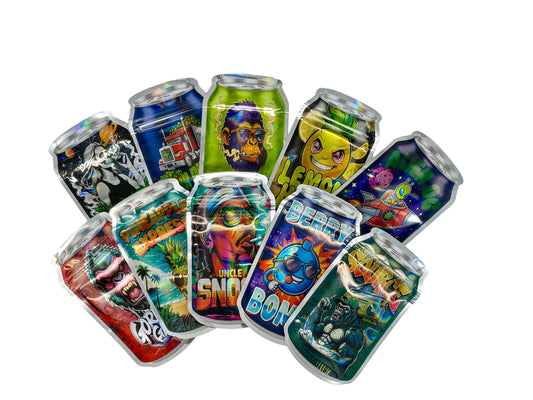 50 Pack - 3.5 Mylar Bag Mix Collection (CANS)
