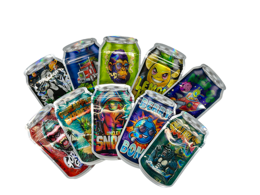 50 Pack - 3.5 Mylar Bag Mix Collection (CANS)